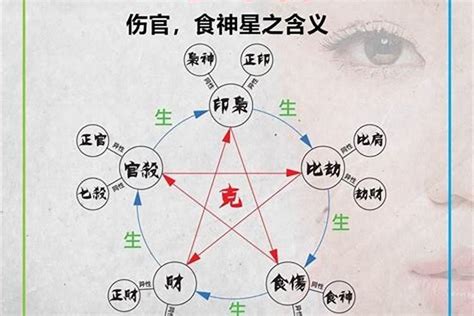 我生為食傷|八字十神構成以及十神分析